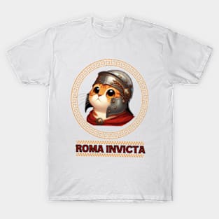 Roma Invicta: Adorable Feline Legionaries. T-Shirt